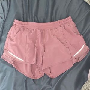Size 12 lululemon hotly hot shorts